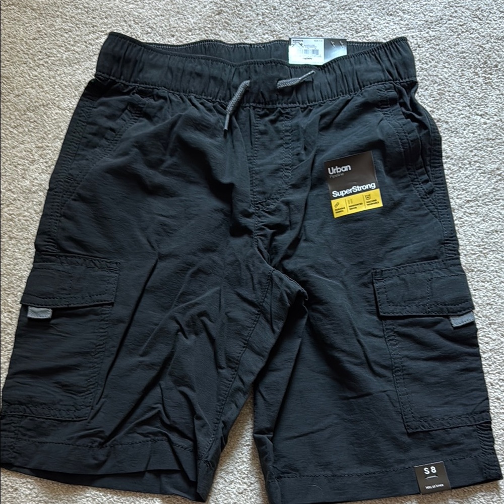 Urban Pipeline Black Relaxed Fit Shorts